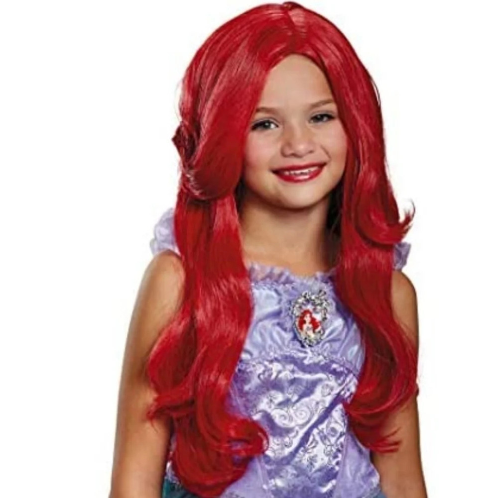 New Disney Store The Little Mermaid Princess Ariel Girls Costume Wig
